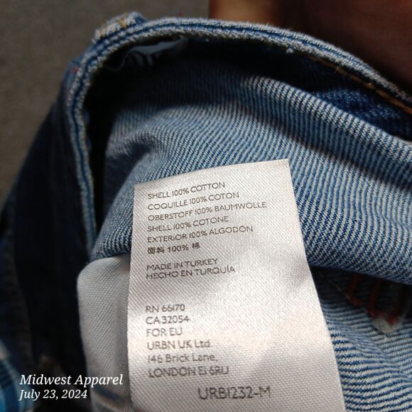 BDG‎ Urban Outfitters Jeans Women 31 Blue Mom High Rise Destroyed Distressed - Picture 6 of 11